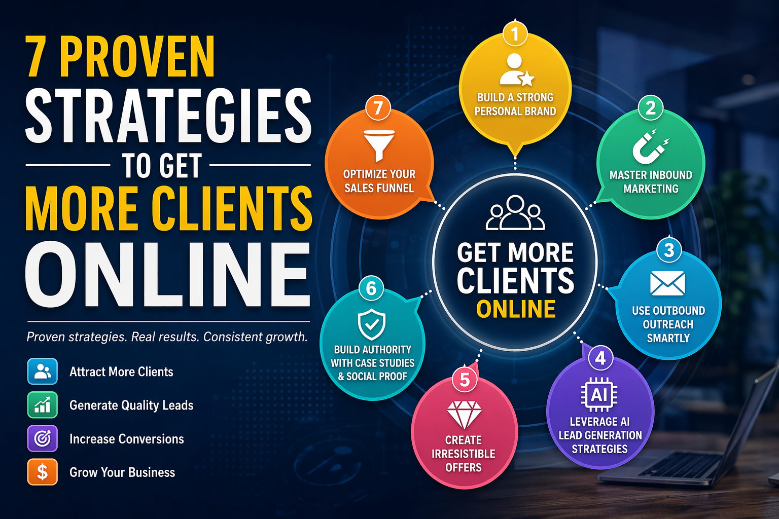 client acquisition, online marketing, lead generation, digital marketing, B2B growth, agency growth, AI marketing, inbound marketing, outbound marketing